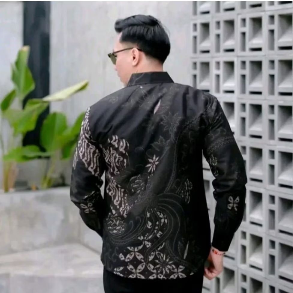 Batik Couple Motif Seling Hitam Atasan Batik 4