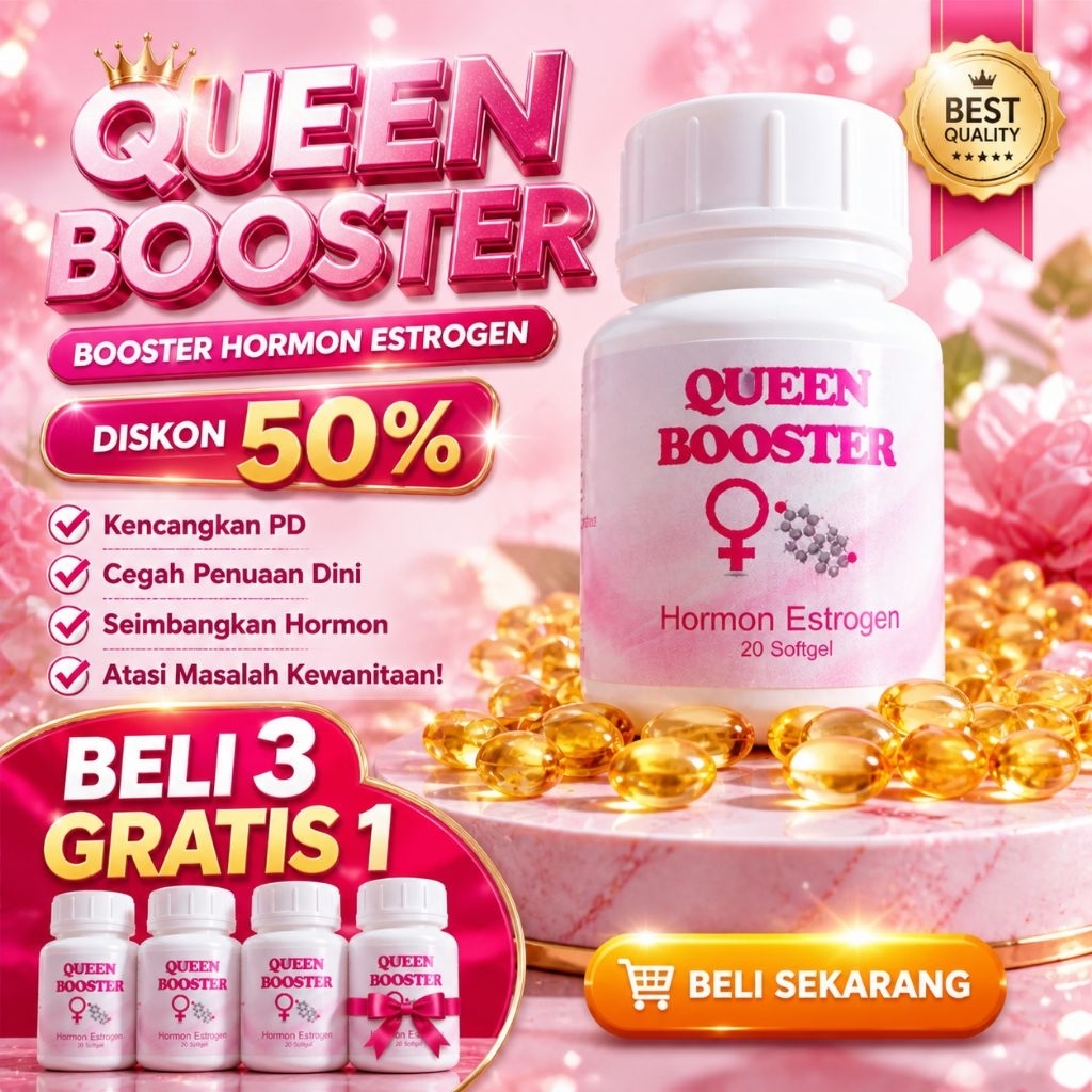 Jual QUEEN BOOSTER ORIGINAL – Booster Estrogen Payudara | Kencang ...