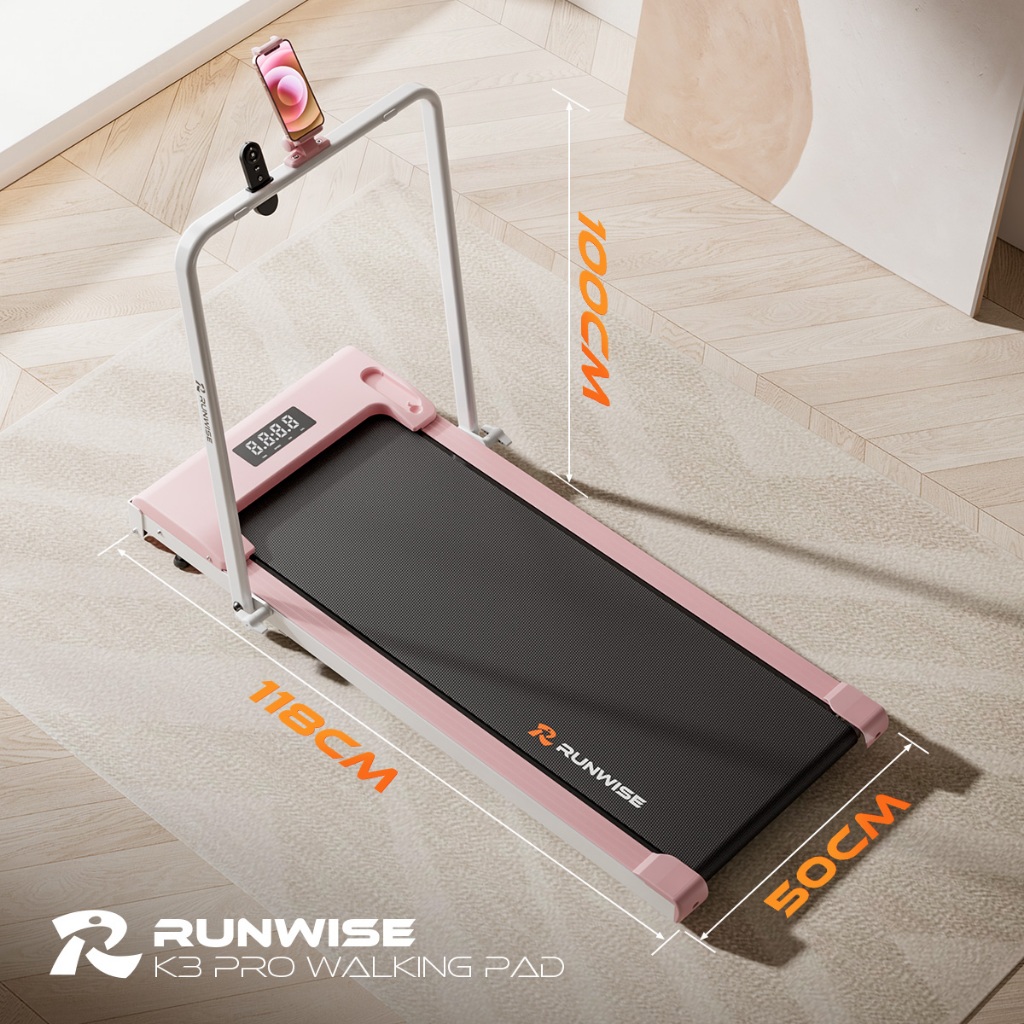 Jual RUNWISE K3 Pro Treadmill Low Watt / Walking Pad Lipat / Alat ...
