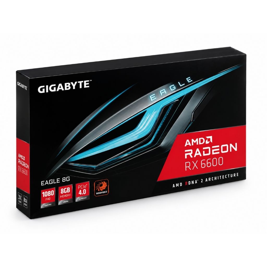 Jual GIGABYTE™ AMD RADEON RX 6600 EAGLE 8GB 3XFANS | Shopee Indonesia