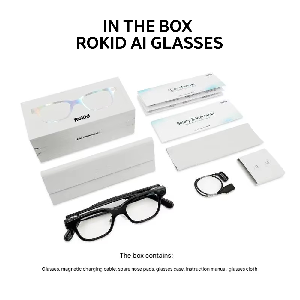 Jual Rokid ai glasses kacamata pintar with chatgpt & gemini, real-time ...