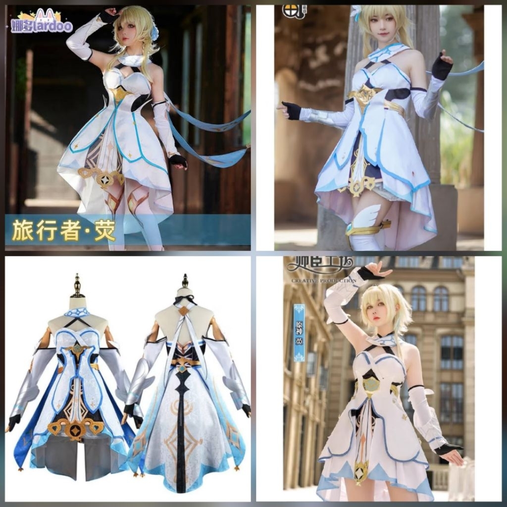 Jual [WTS Banyak] Fullset Himmel Lumine Petticoat Yaemiko Wig Kafka Cos ...
