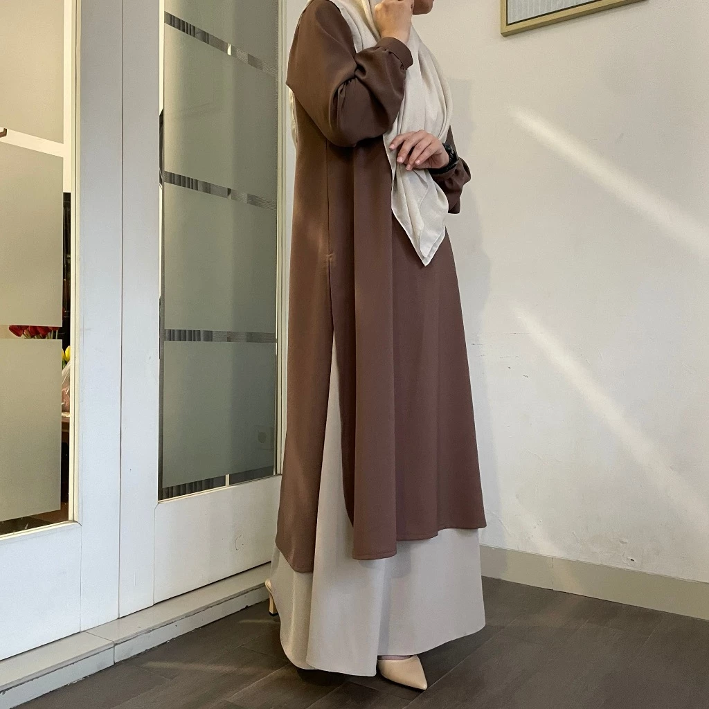 Anjani Tunik by Amarini - Baju Atasan Wanita Hijab Outfit Elegan untuk Acara Formal dan Daily Wear Muslim Dress Nyaman dan Stylish