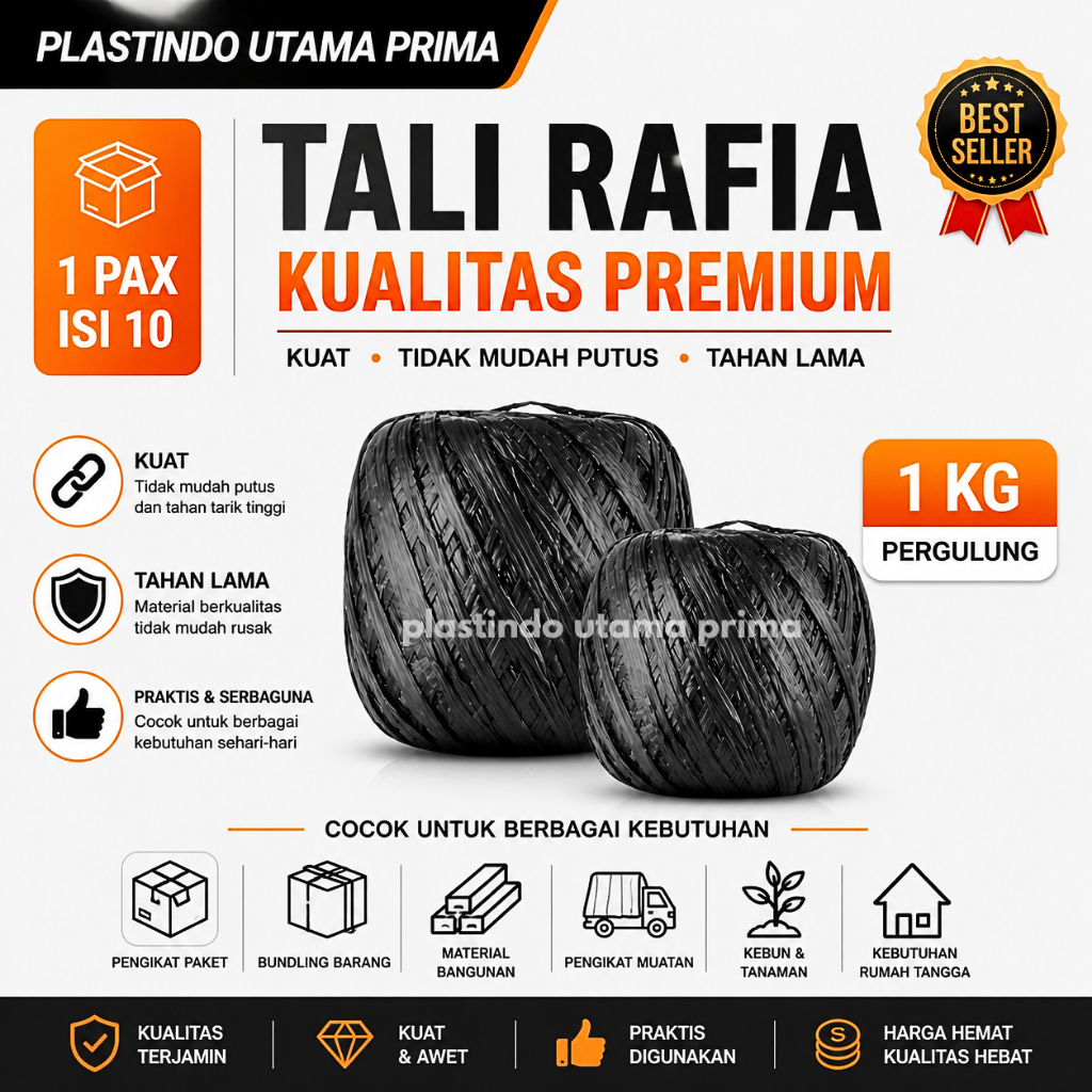 Jual Tali Rafia 1 Roll Terlengkap & Harga Terbaru Juli 2026 | Shopee ...