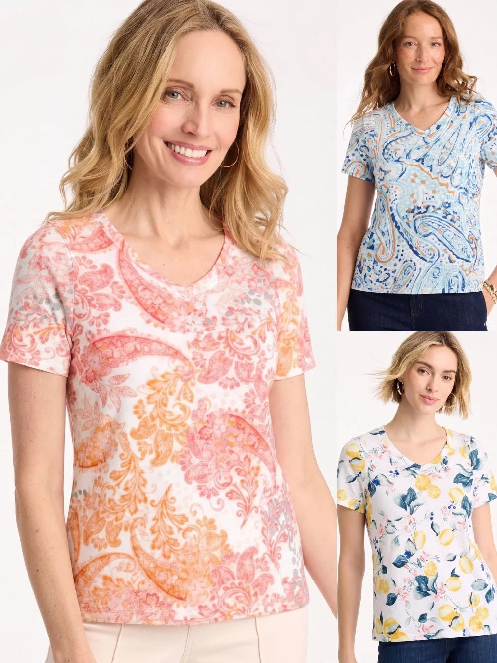 Kaos Lengan Pendek Wanita V-Neck CHC Short Sleeve V-Neck Cotton Modal Top - 2402