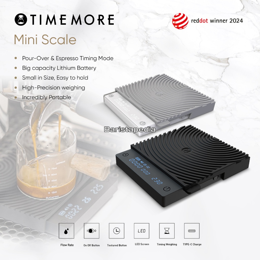 Jual Timemore Basic Plus 3 - Basic Plus 2 & Mini Digital Coffee Scale ...