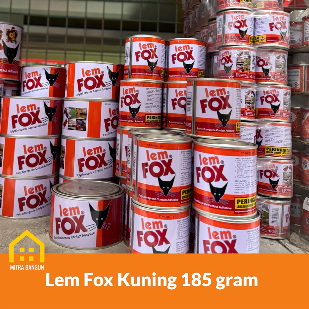 Jual Lem Kuning Fox 185 gram | Shopee Indonesia