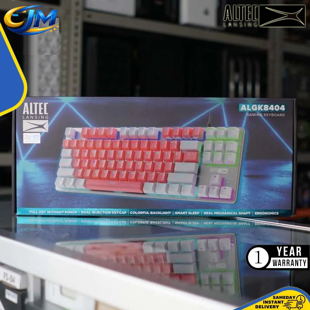 Jual Keyboard Gaming Altec Lansing ALGK-8404 TKL Wired LED RGB ...