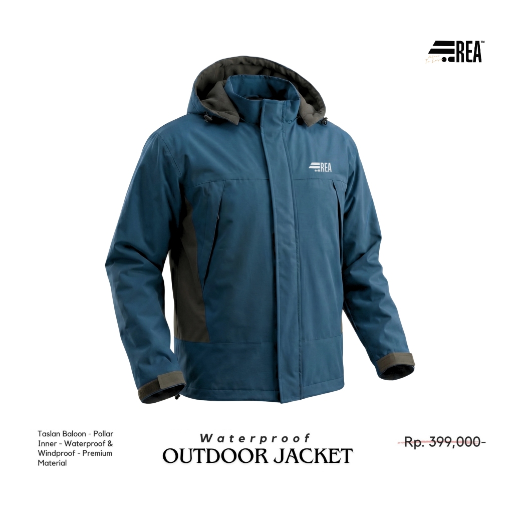 REA ACTIVEWEAR - Jaket Gunung REA Original Outdoor Waterproof