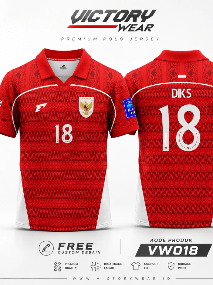 Jersey Timnas VW18