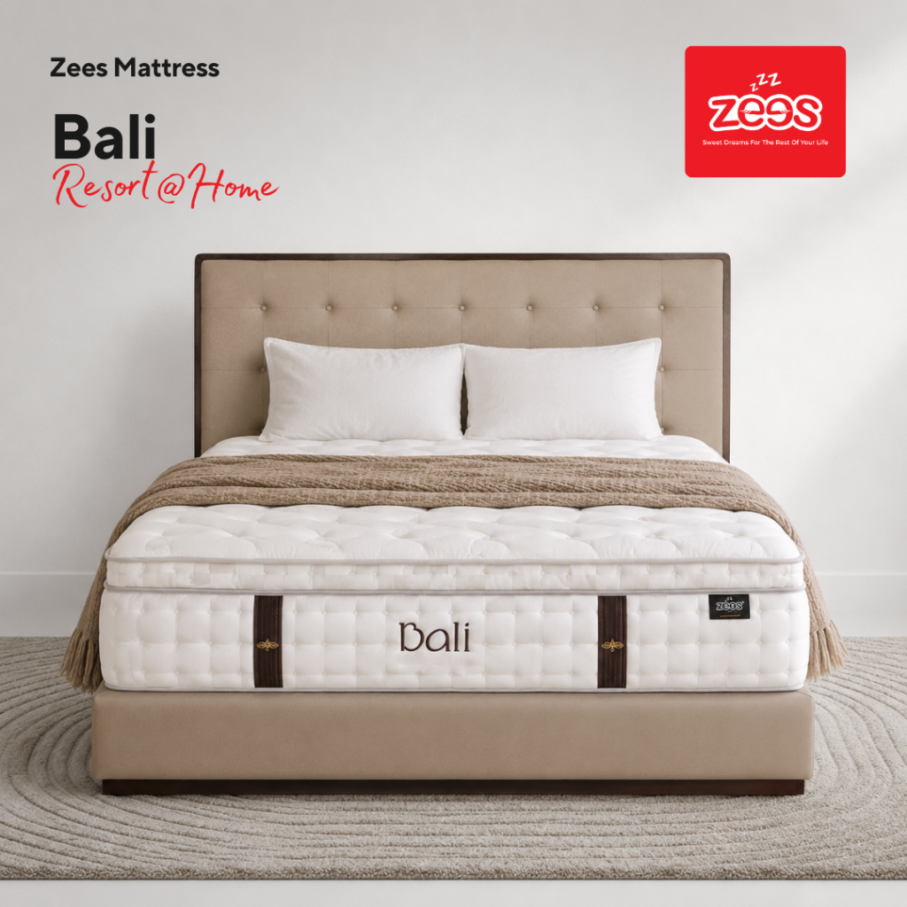 Jual Zees Spring Bed Kasur Bali off white Resort @ Home - Mattress Only ...