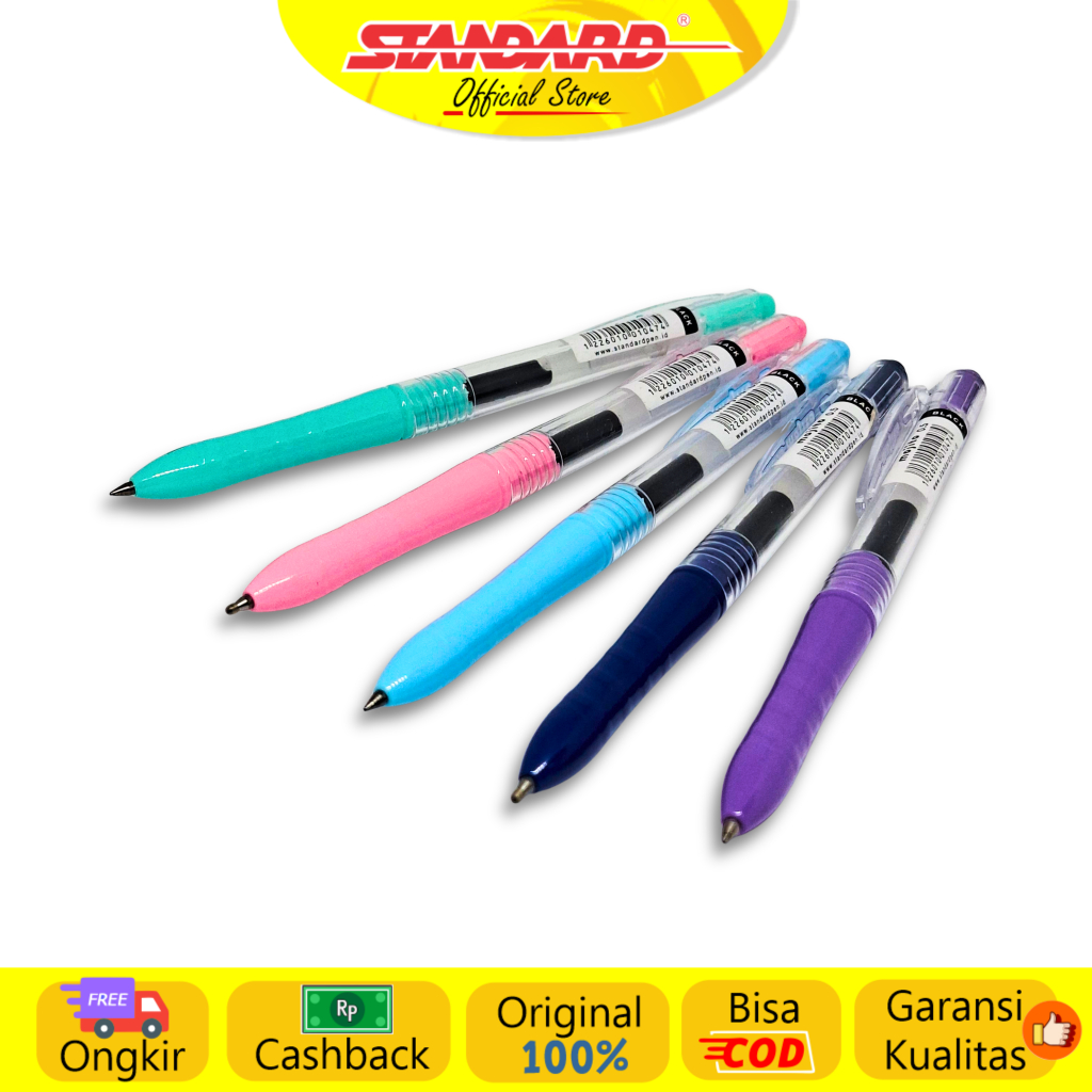 Standard - Pulpen Mojito Cool 0.5 Gel ( Alat Tulis / Pen / Ballpoint / Pena ) (2)