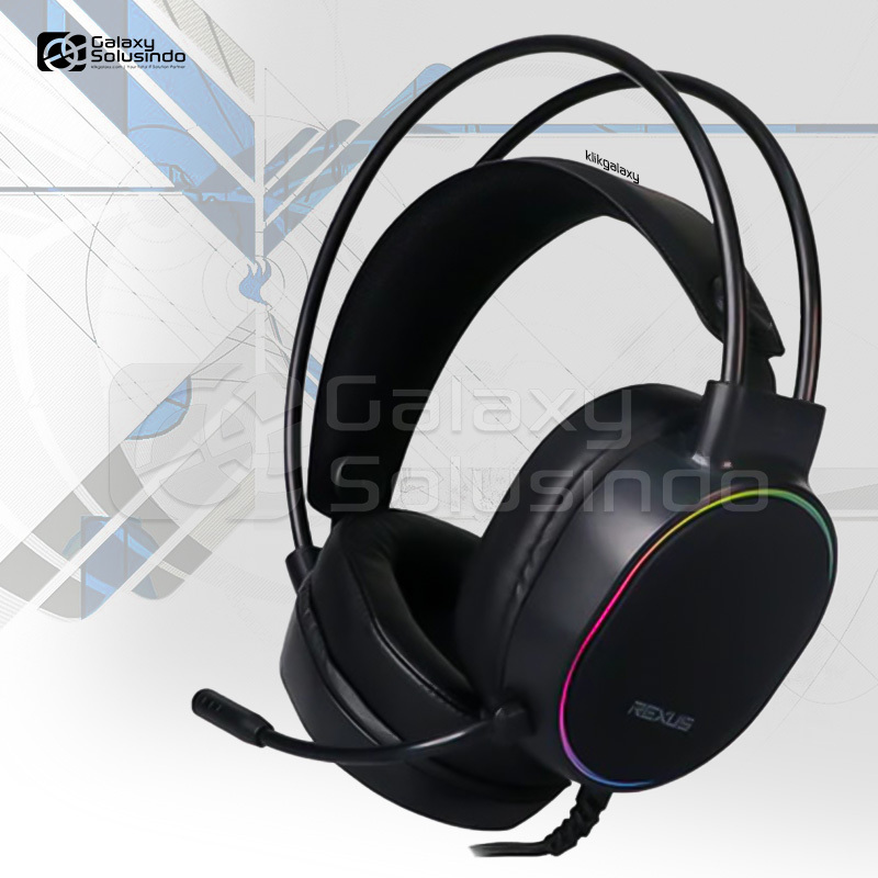 Jual REXUS THUNDERVOX HX9 RGB Gaming Headset - Black / White - MG ...