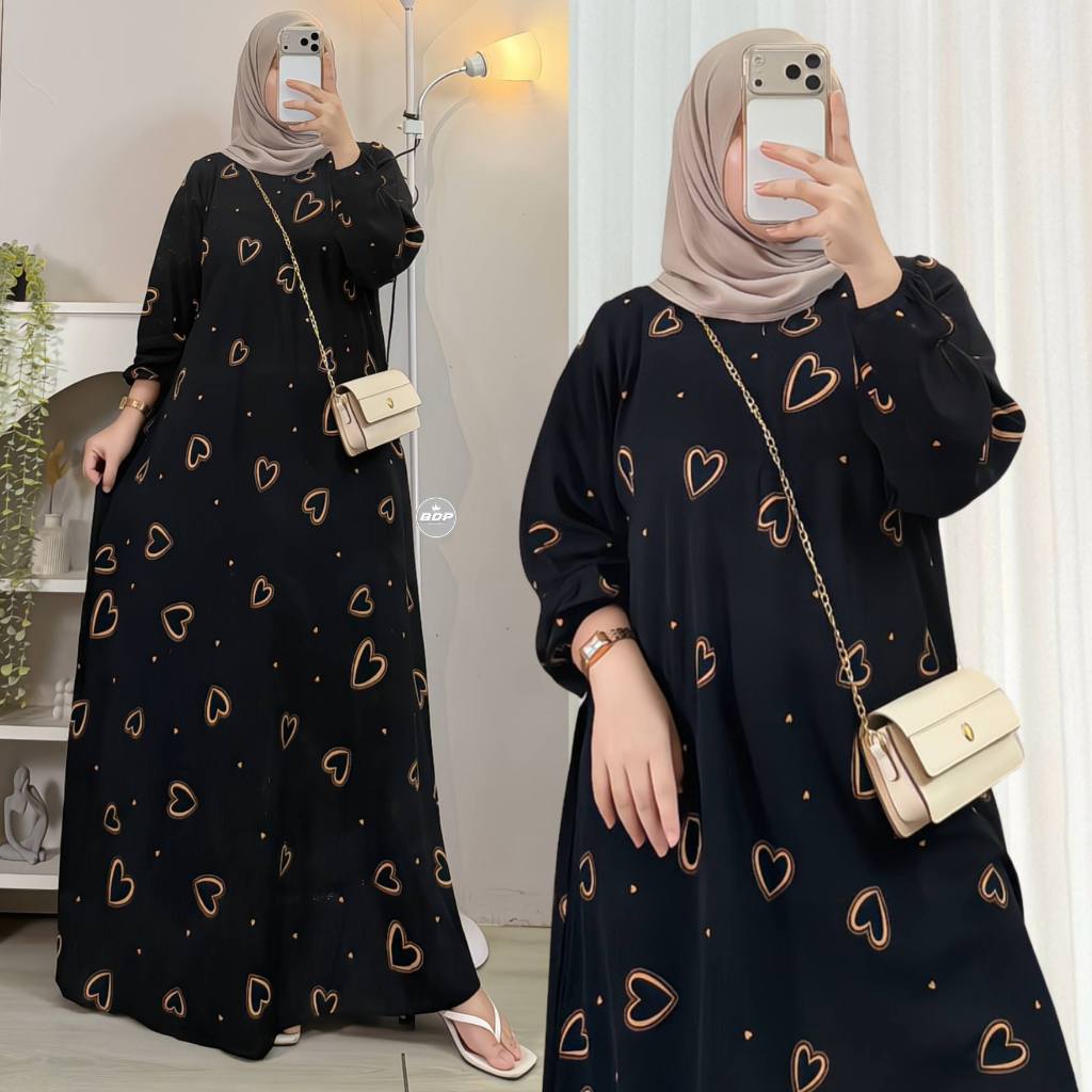 GAMIS RAYON PREMIUM BUSUI RESLETING DEPAN GAMIS KEKINIAN