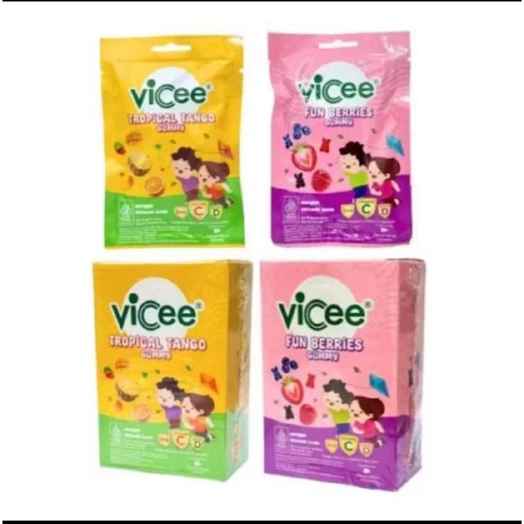 Jual Vicee Gummy Anak Multi Vitamin D C ZINC 1 BOX Isi 5 Sachet Ada 2 ...