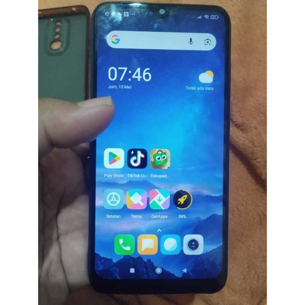 Jual hp handphone xiaomi redmi 8 ram 4/64 second seken bekas termurah ...
