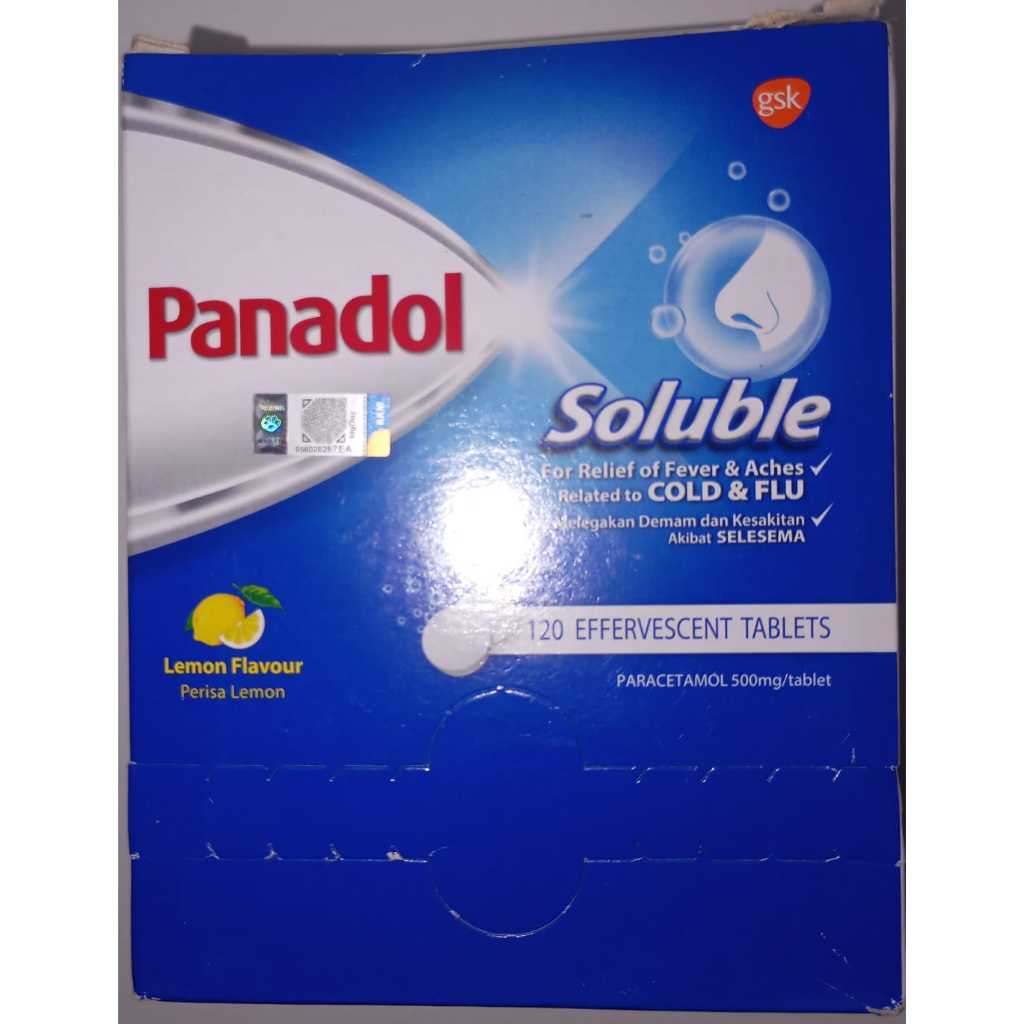 Jual Panadol Soluble Cold and Flu Lemon Effervescent 1 Strip isi 4 ...