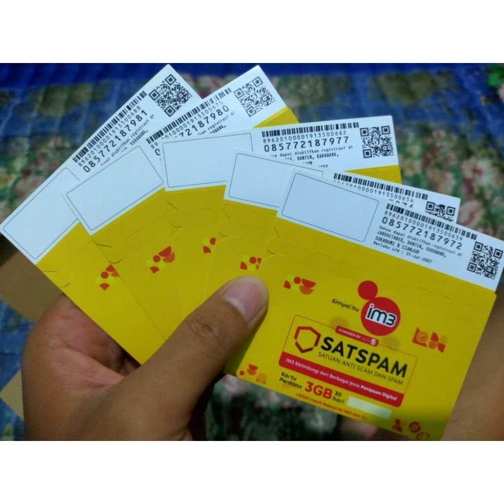 Jual Kartu Perdana IM3 / Kartu Perdana Indosat 3GB SIAP PAKAI (BACA ...