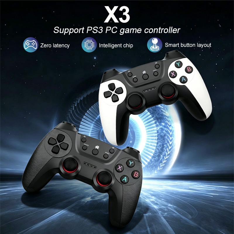 Jual Gamepad Wireless 2.4G Joystick Controller PC Laptop Windows PS3 ...