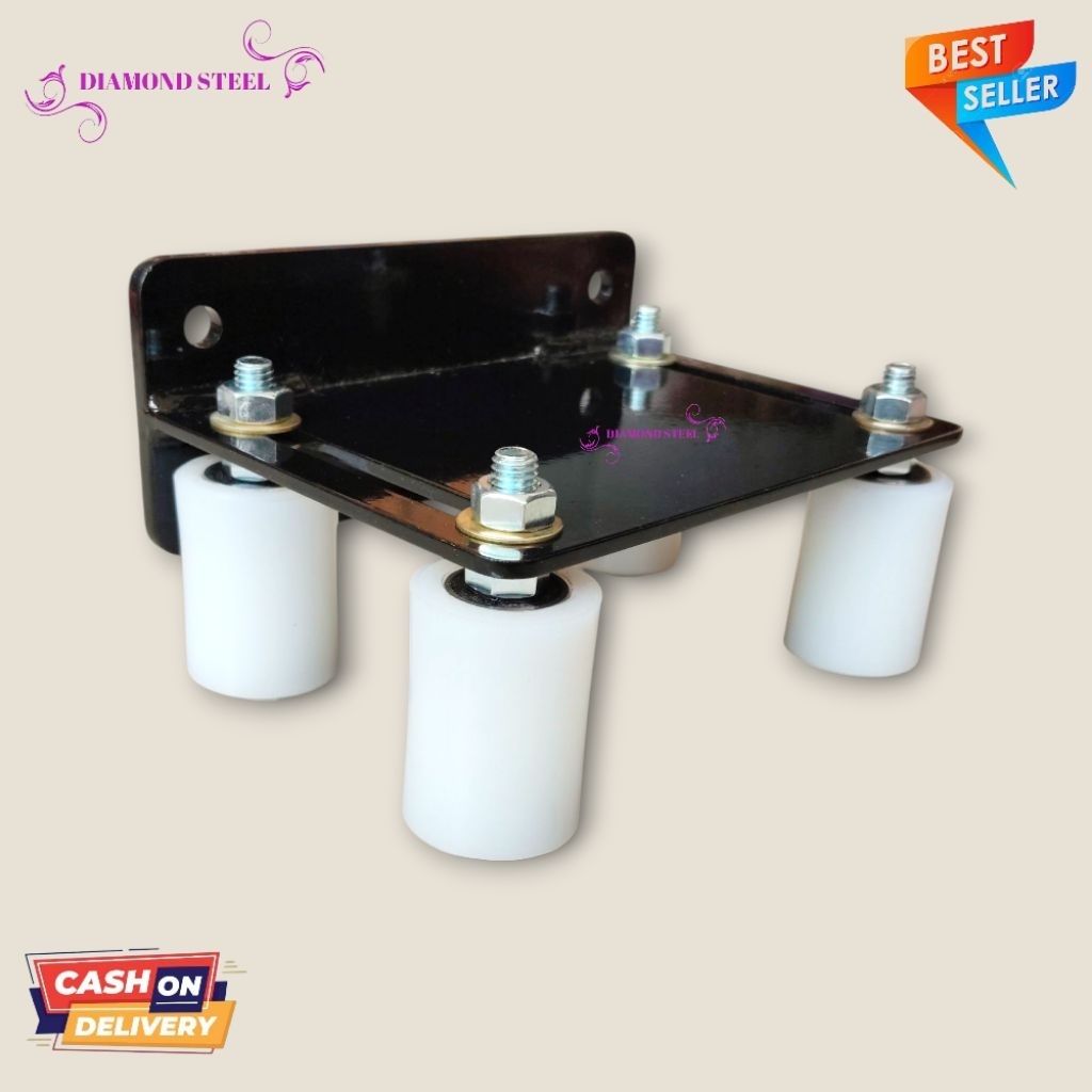 Jual Bracket roller pagar dudukan roda atas pagar penuntun pintu pagar ...