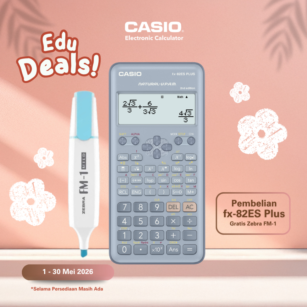 Casio Calculator Scientific ClassWiz untuk SMP / Junior High School Trigonometry FX 350 CW - FX 350 ms - FX 82 ES - FX 350 ES (3)