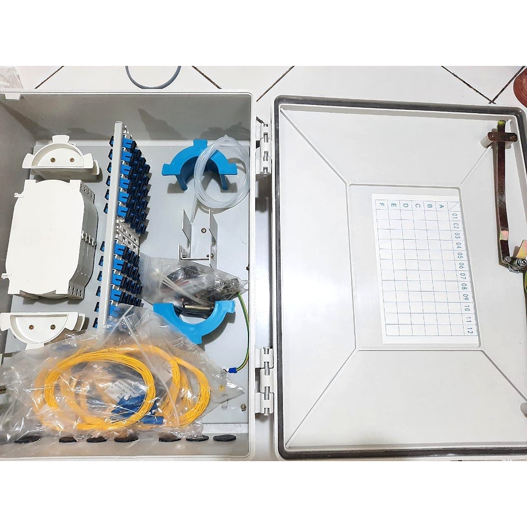 Jual Box ODC 48 Core Pole SC UPC | ODC ODP Wall Pole 48 Core Lengkap ...