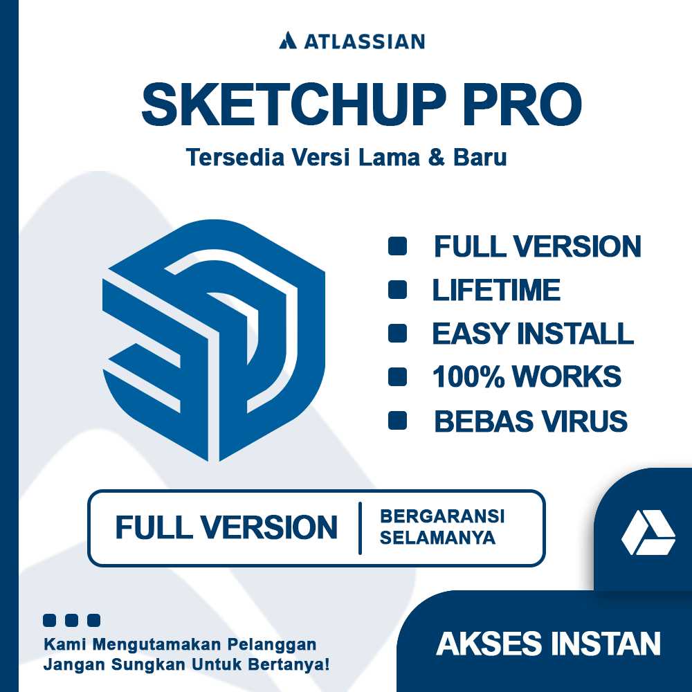 Jual SketchUp Pro 2026 - 2015 Full Version Lifetime Permanen Windows ...