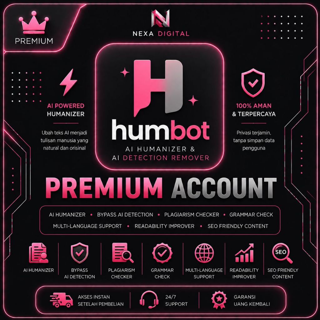 Humb0t Ai Unlimited Plan 1Tahun - Asisten AI Serbaguna