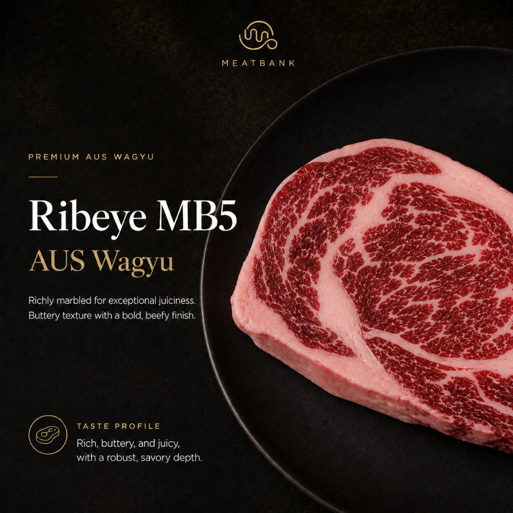 Jual MEATBANK RIBEYE WAGYU MB 5 - Daging Sapi Beef Rib eye Steak AUS ...