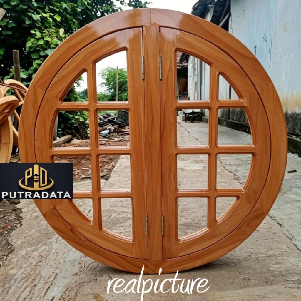 Dentimeter 70cm Jendela Bundar Buka Kanan Dan Kiri