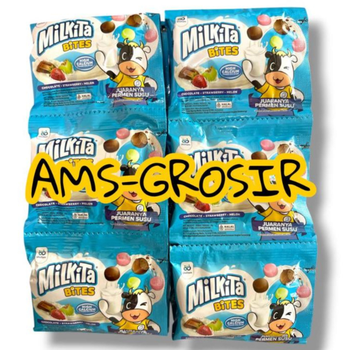 Jual MILKITA BITES RENCENG 8GR ( 10 PCS ) | Shopee Indonesia