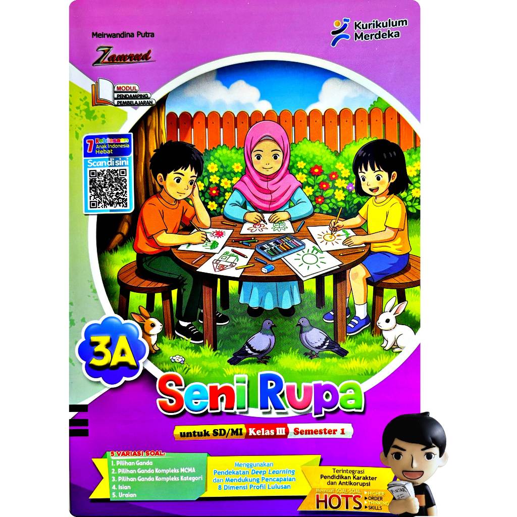Jual BUKU LKS SENI RUPA SD KELAS 3 SEMESTER 1 2026-2027 Deep Learning ...
