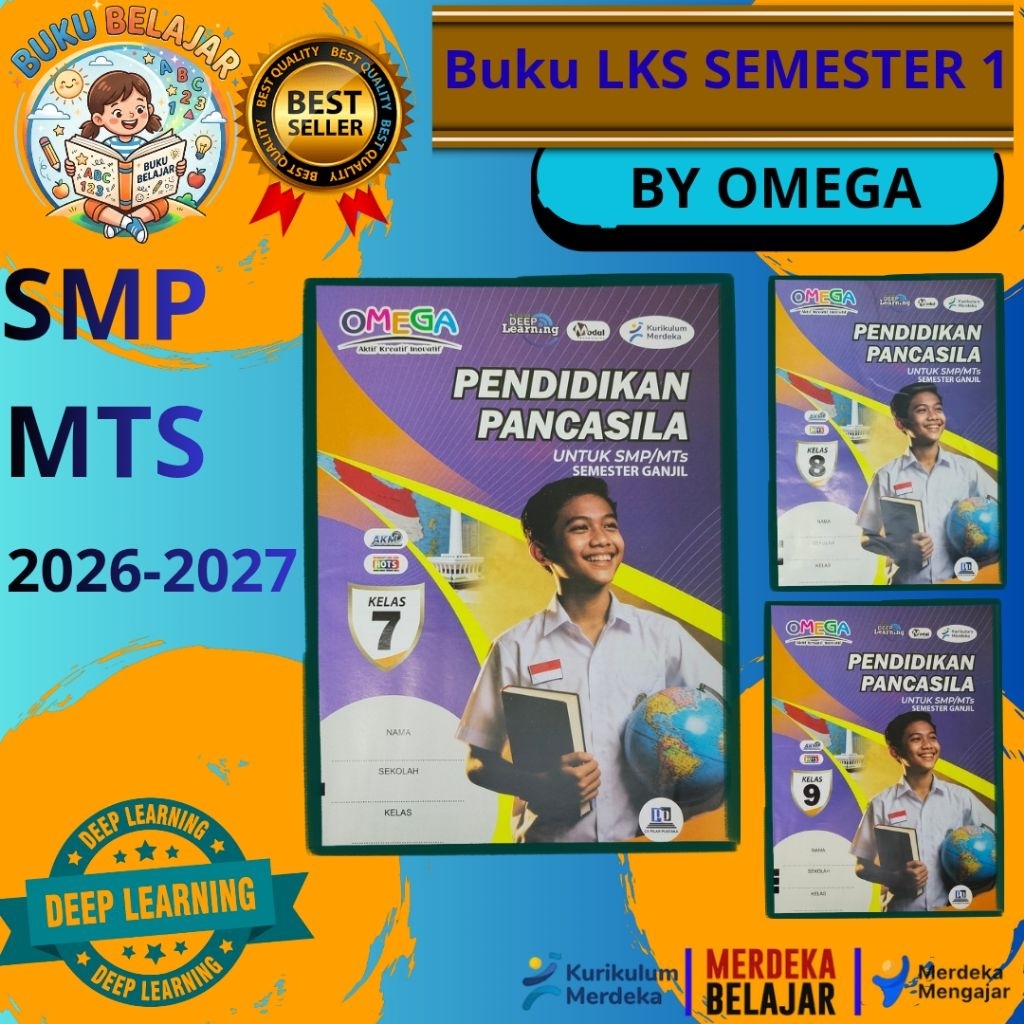 Jual LKS SMP/MTS KELAS 7 8 9 PP/PKN/PPKN(Pendidikan Pancasila) SEMESTER ...