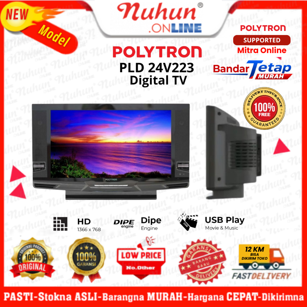 Jual Tv Polytron 24 Inch Tabung Terlengkap & Harga Terbaru Juli 2026 ...