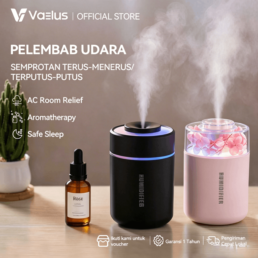 Jual VAELUS MINI Purifier Diffuser Humidifier Auto mati 4 jam / 8 jam ...