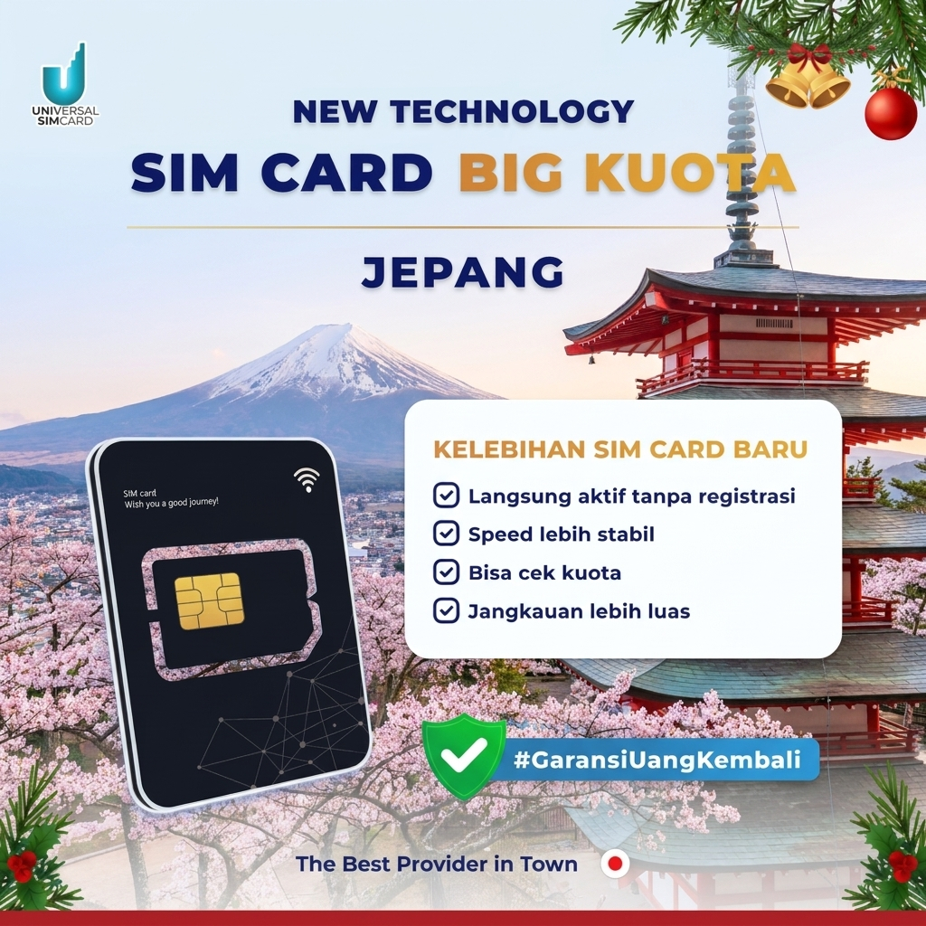 Jual UniSim Sim card Jepang 5-30 Hari BIG KUOTA DATA | Shopee Indonesia