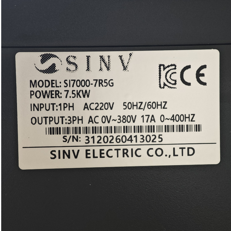 Jual Inverter SINV 1 Phase 220V Ke 3 Phase 380V 7,5 KW 10 HP Inverter ...