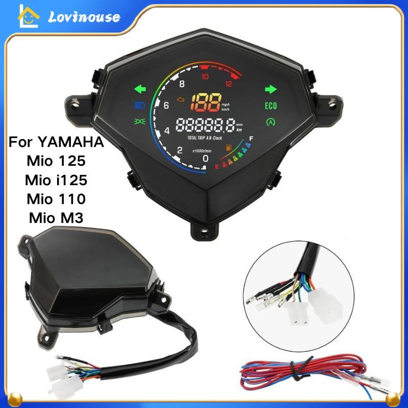 Jual Speedometer Digital LED Speedometer Sepeda Motor Takometer ...