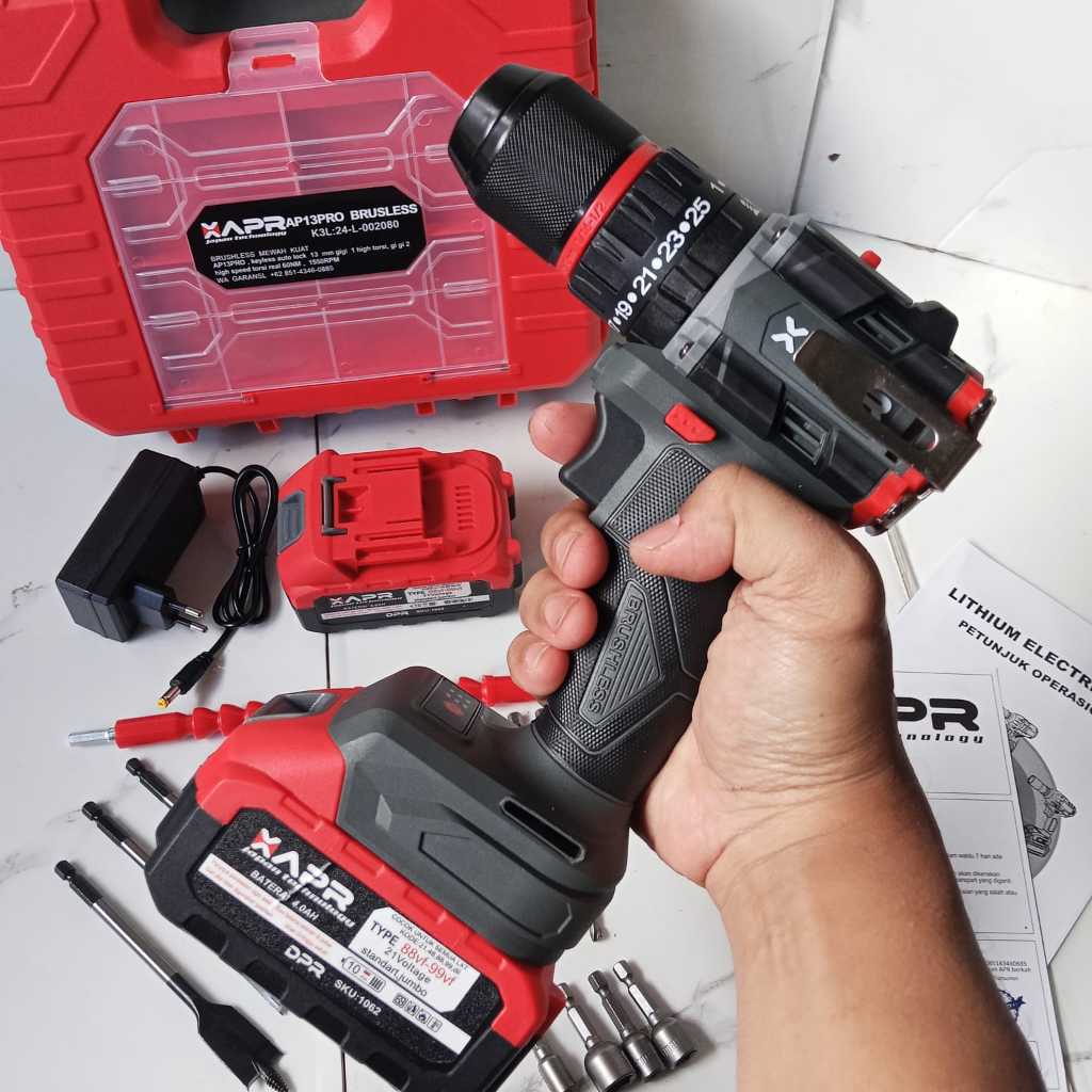 Jual Ap13pro Ap 13 Pro Bor 13mm brushless APR XAPR 3 mode brushless ...