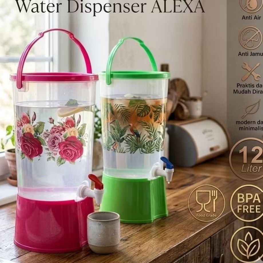 Jual Pacific Dispenser air ALEXA 12LIter /water dispenser /ice Bukcket ...