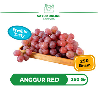 Buah Anggur Red Globe Segar 250 Gr