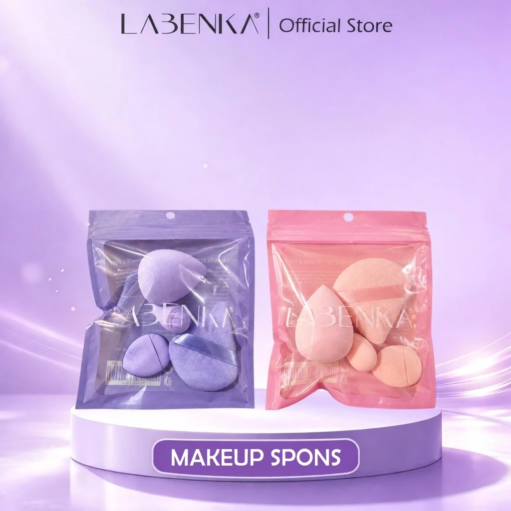 LABENKA Makeup Set Spons Sponge Puff 4 p...