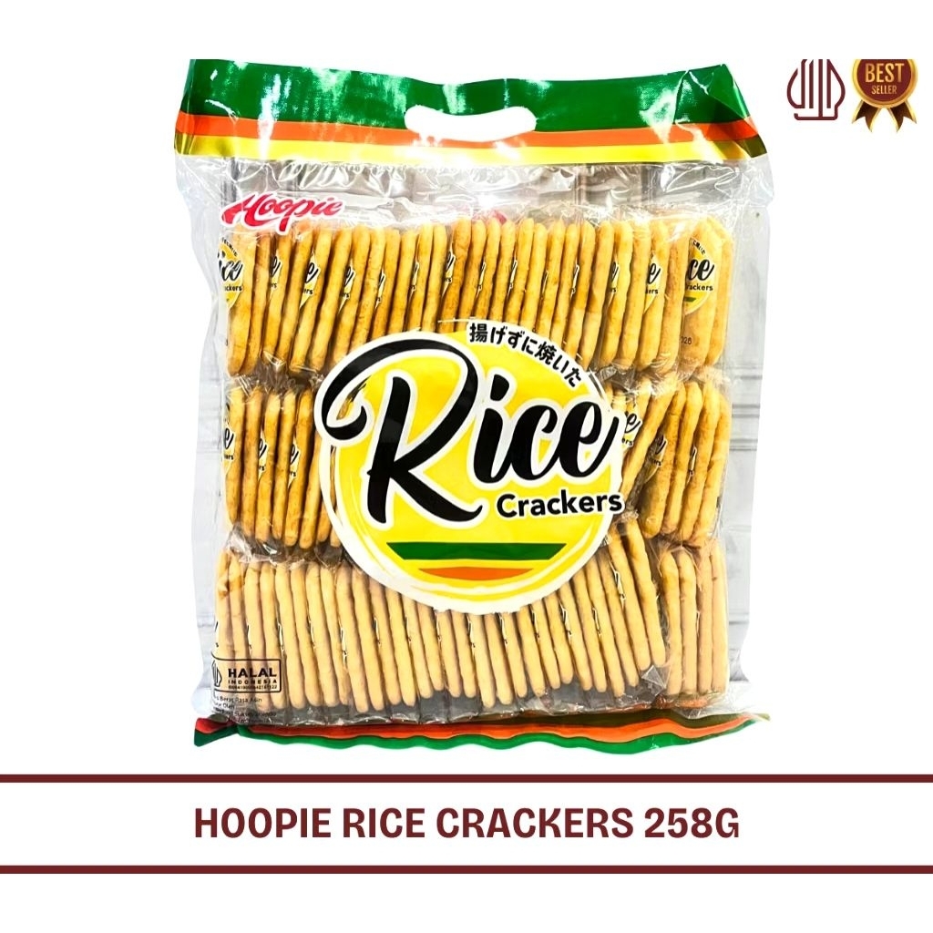 Jual Hoopie Snow Rice Crackers 258g Cemilan Snack Beras Panggang Sehat ...