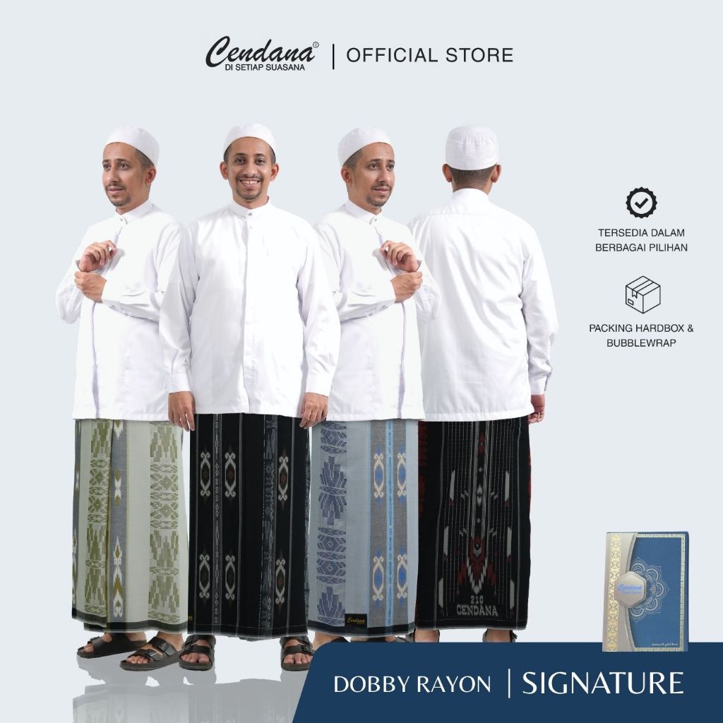 Jual Cendana | Sarung Tenun Dobby Rayon Signature | Shopee Indonesia