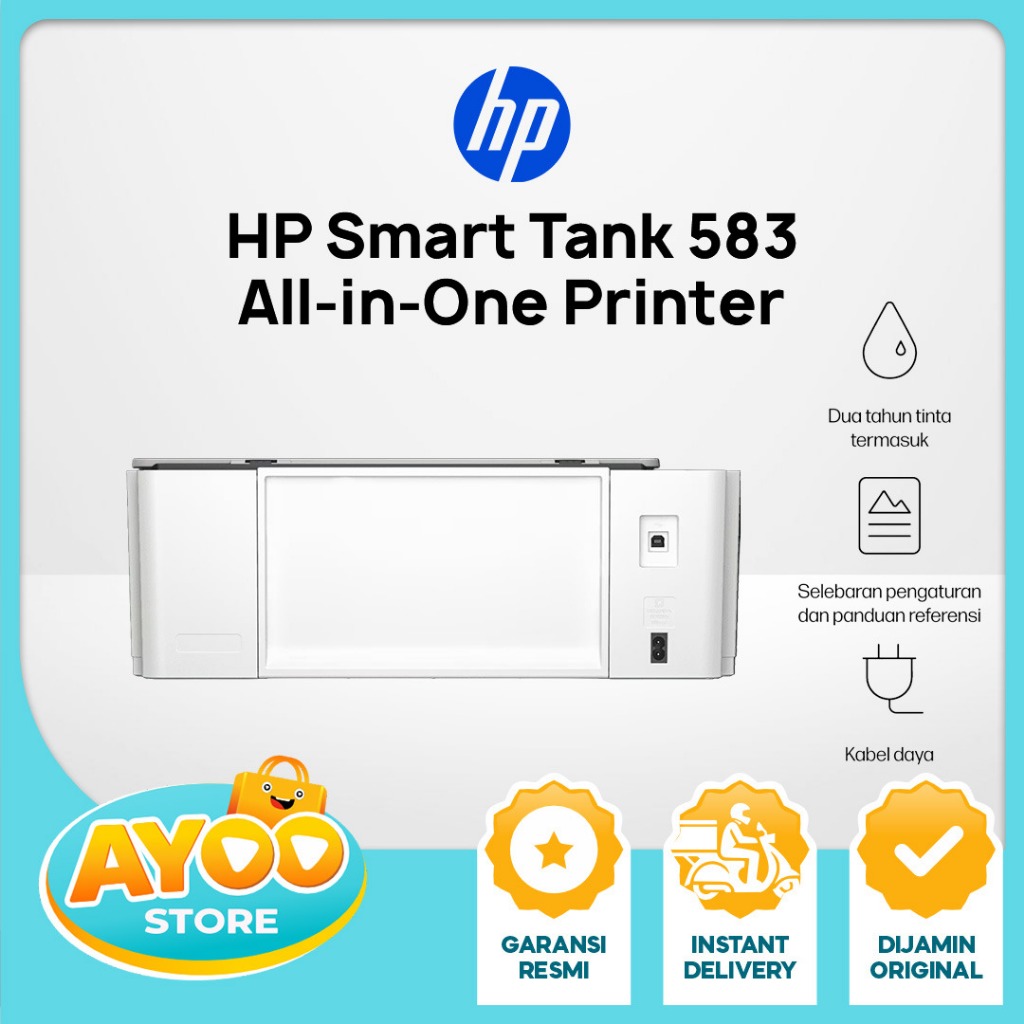 Jual HP Printer Smart Tank 583 TKDN | 580 Print Scan Copy WiFi All-in ...