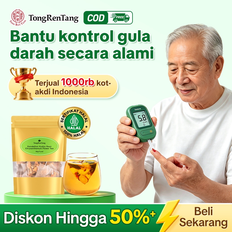 Teh, Tong Ren Tang Herbal Diabetes – Bantu Jaga Kadar Gula Darah & Stabilkan Gula Darah