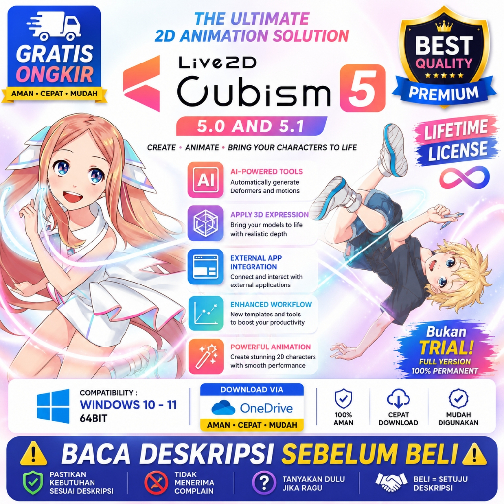 Software - Live2D Cub1sm PRO 5.0 And 5.1 - 180325