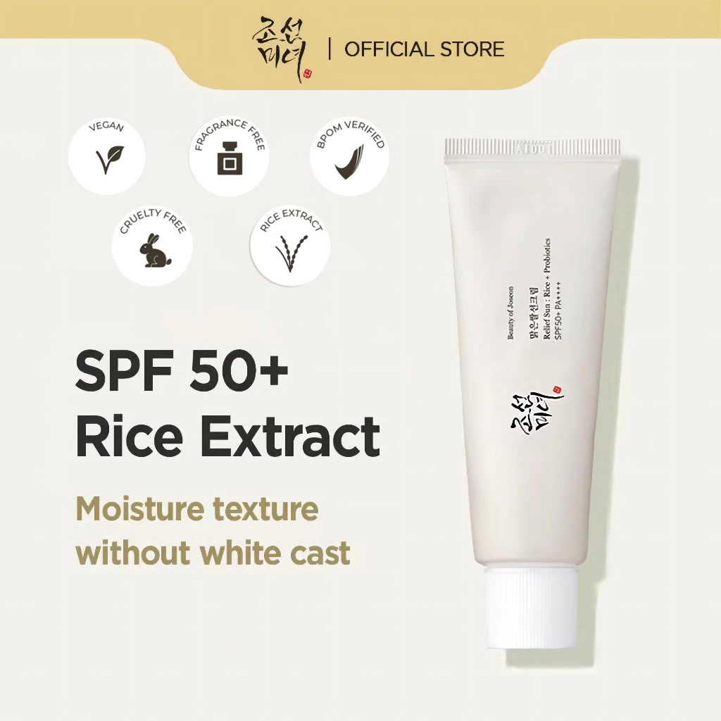 Jual COD Beauty Of Joseon Relief Sun: Rice + Probiotics SPF50+ PA ...
