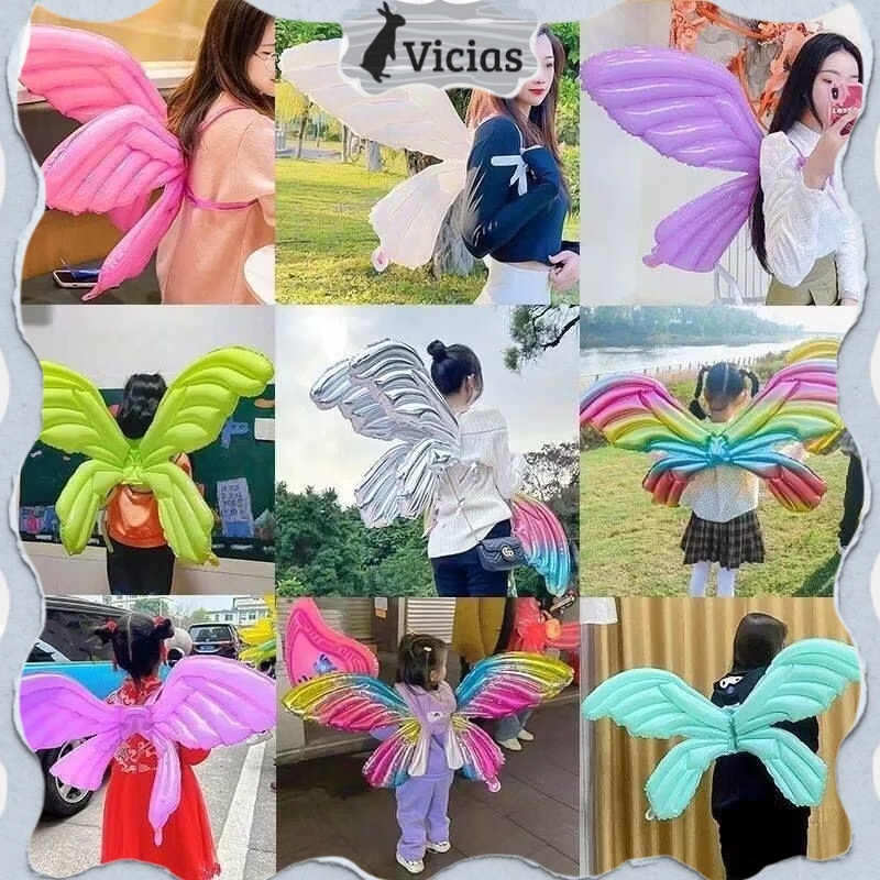Balon Foil Sayap Kupu Kupu Dekorasi Ulang Tahun Pesta Malaikat Cantik Grosir Murah