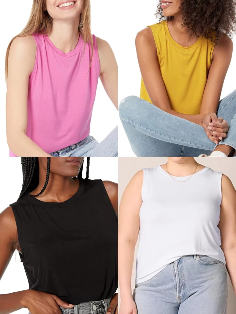 Tanktop AMZ Women's Relaxed-Fit Sleeveless Muscle Tank Top - 2526